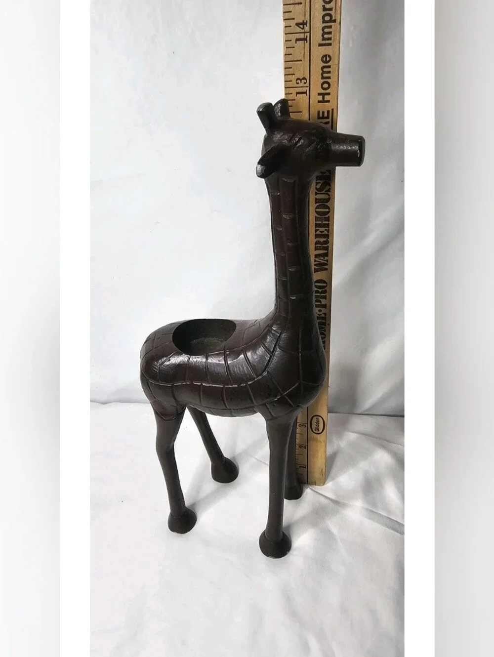 Metal Giraffe Sculpture Candle Holder 13